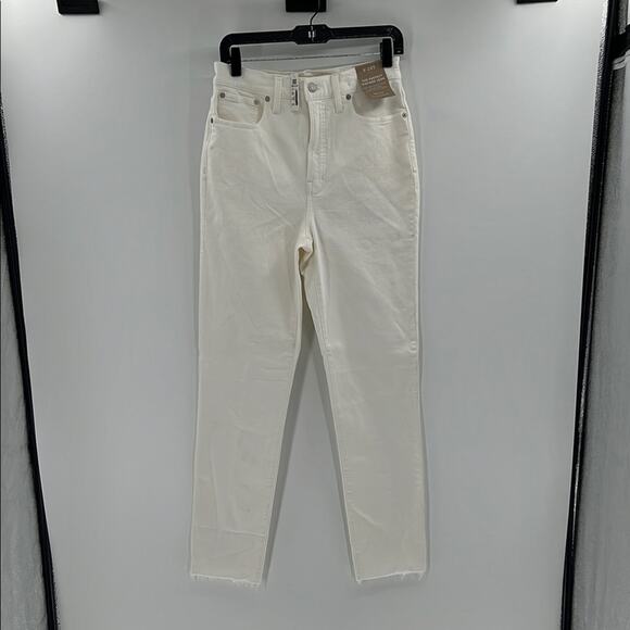 Madewell Women's The Perfect Vintage Jean - Off White - 28T - NWT - Picture 1 of 13